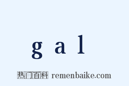 gal是什么意思的图片